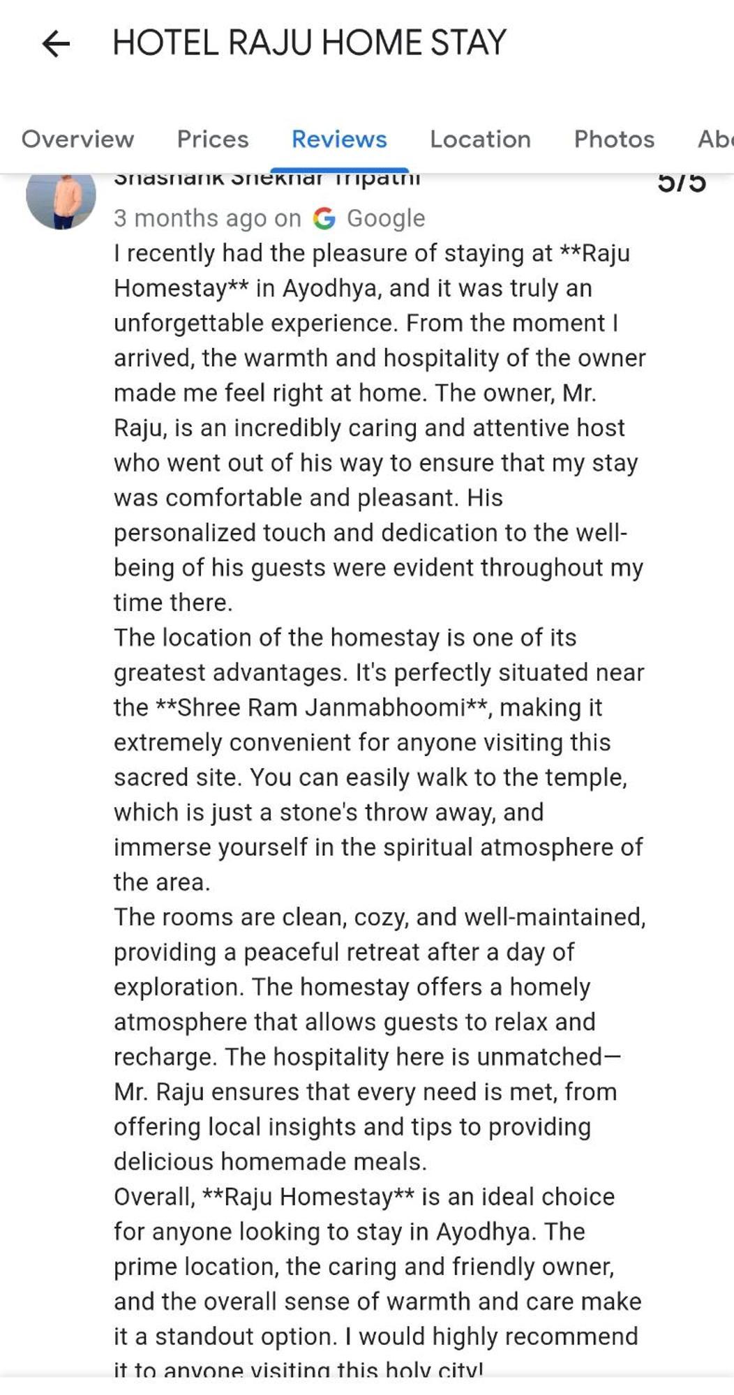 Hotel Raju Homestay Ayodhya 150 Meters From Shree Ram Janmbhoomi Temple 200 Meters From Ayodhya Dham Railway Station Extérieur photo
