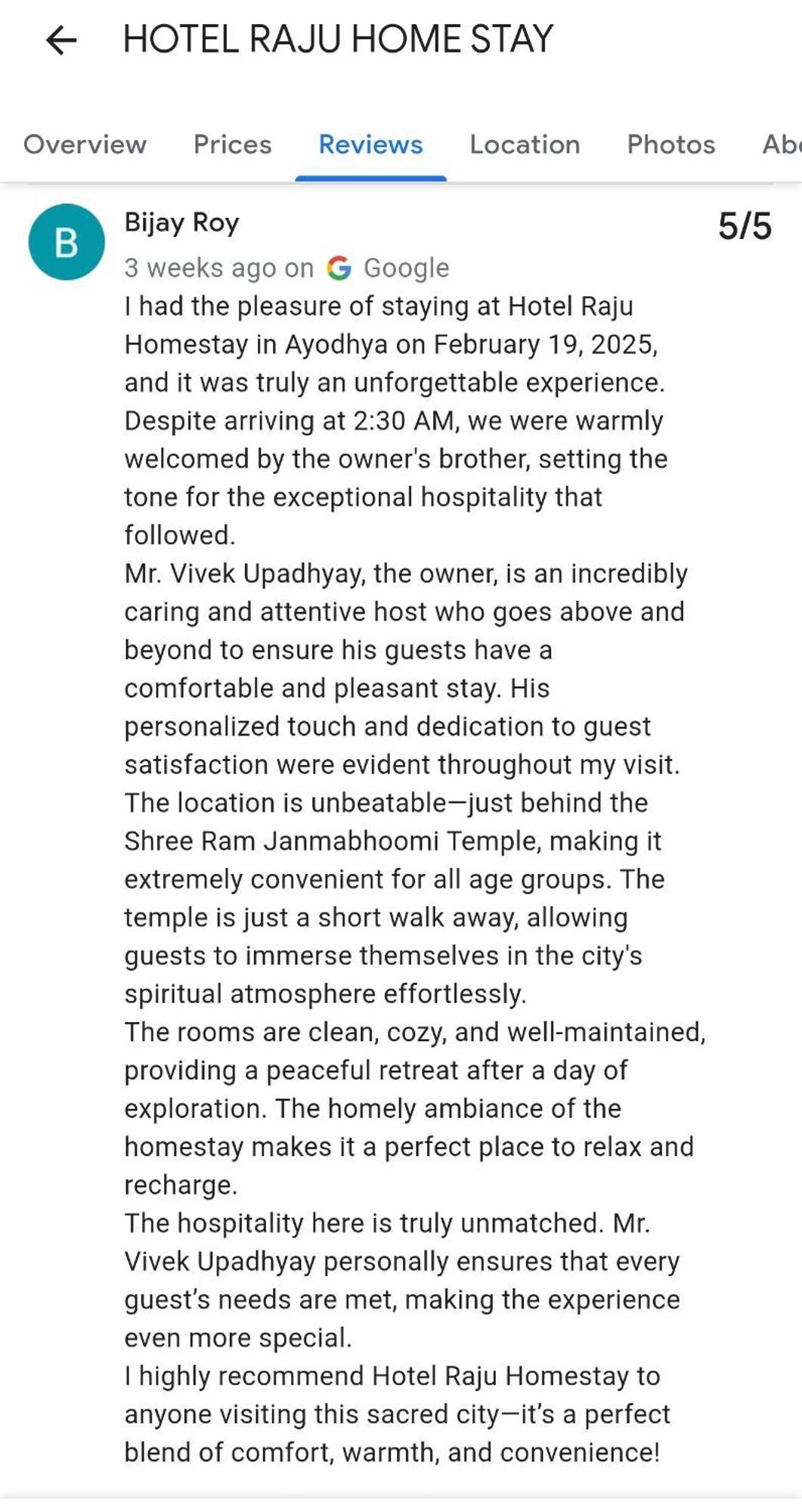 Hotel Raju Homestay Ayodhya 150 Meters From Shree Ram Janmbhoomi Temple 200 Meters From Ayodhya Dham Railway Station Extérieur photo