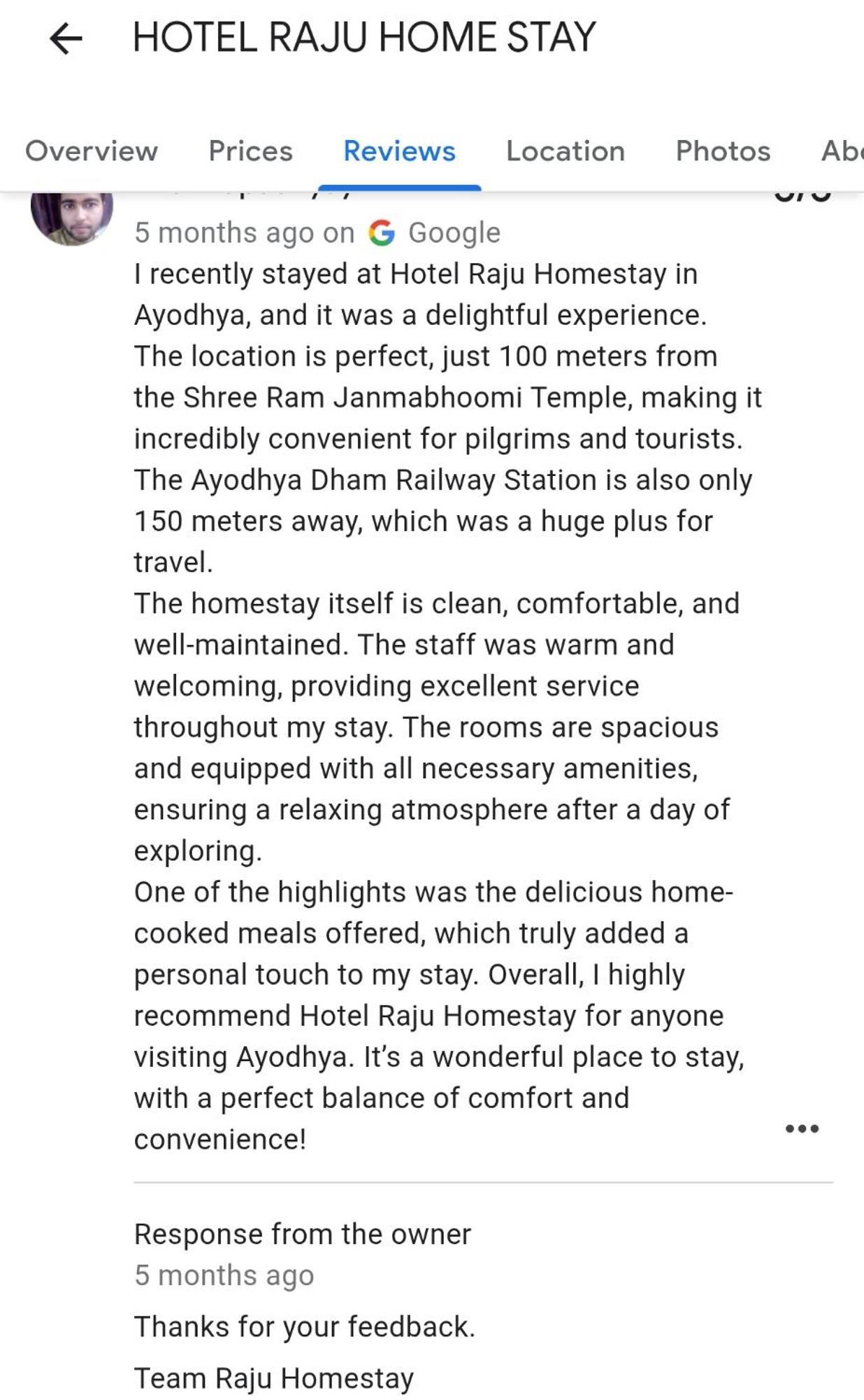 Hotel Raju Homestay Ayodhya 150 Meters From Shree Ram Janmbhoomi Temple 200 Meters From Ayodhya Dham Railway Station Extérieur photo